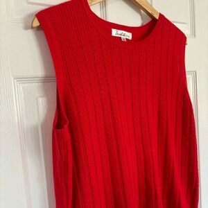 Red Sweater Vest